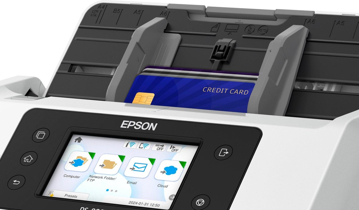 Epson WorkForce DS-900WN - Scanner - Sheetfeeder - Met Wi-Fi - Wit thumbnail 5