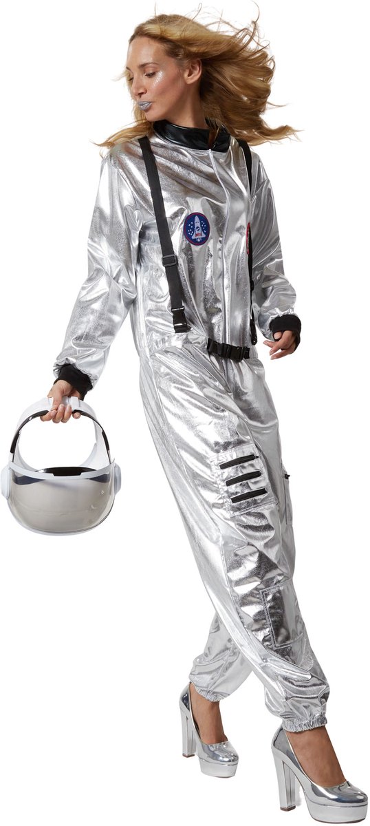dressforfun - Astronaut Kostuum - L - Astronauten Verkleedkleding Carnaval - Halloween - Verkleden - Feestkleding - Carnavalskleding - Feest - Partykleding — afbeelding 11