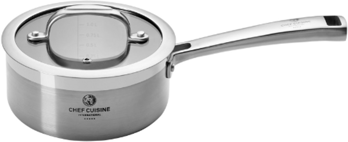 Chef Cuisine 5-laags steelpan met koperen kern Ø 16 cm
