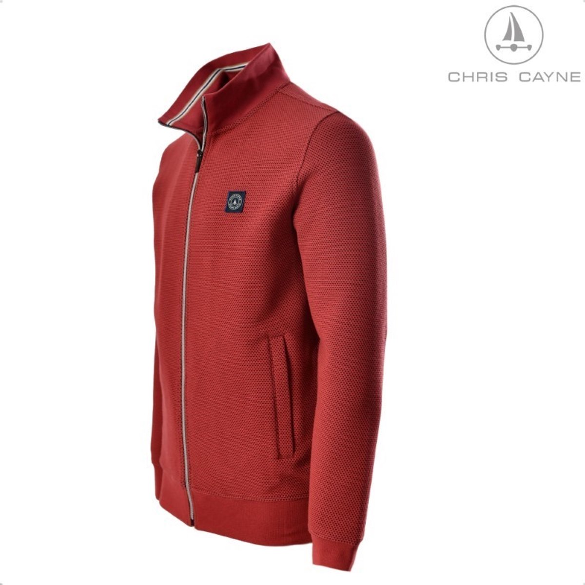 Vest 3253 rood Chris Cayne - maat M