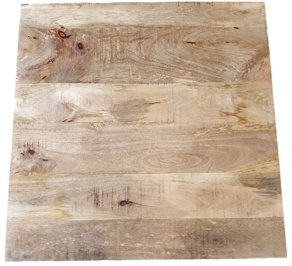 Tafelblad Mangohout vierkant 80x80 cm