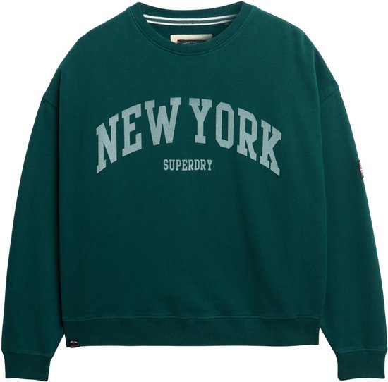 Pull oversize à col ras du cou pour femme Superdry ATHLETIC