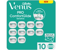 Gillette Venus Pro ComfortGlide Sensitive Scheermesjes Voor Vrouwen - 10 stuks - van de makers van Breeze