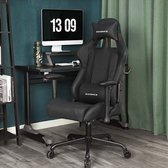 Game Stoel - Gaming Chair - Verstelbare Kussens - Wijde rugleuning - Zwart