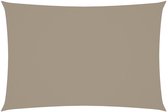 Bol.com vidaXL Zonnescherm 3x5 m Taupe Waterbestendig Zonnescherm - Zonscherm - Outdoor Decor - Tuindecoratie - Veranda aanbieding