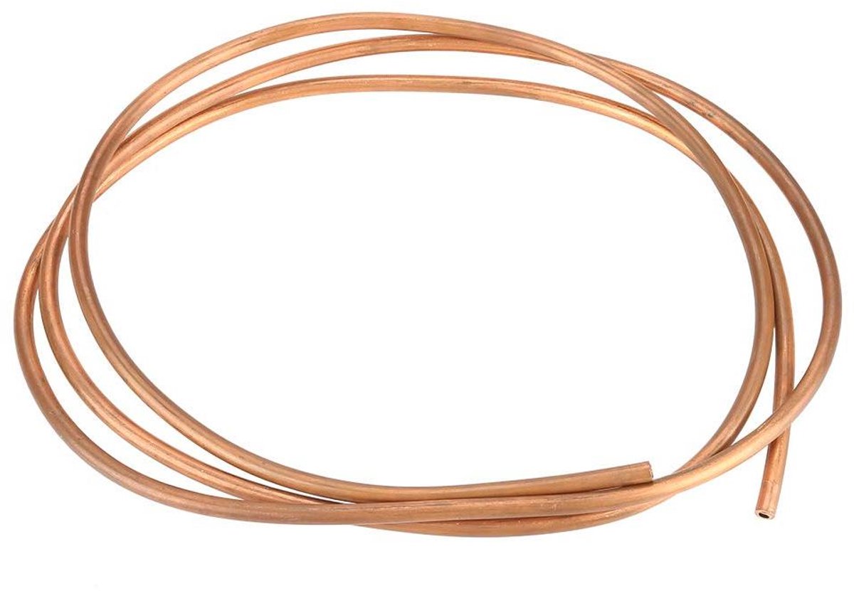 Koperen buis rem zachte spoelbuis T2 6 x 4 x 1 mm voor generatoren stangsets kabels cellen transformatoren en andere elektrische apparaten