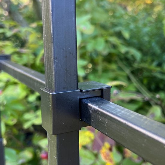 Zware Metalen Tuinboog Voor Klimplanten 2,4 M Breedtrellis Bloemenpoort Ondersteuning