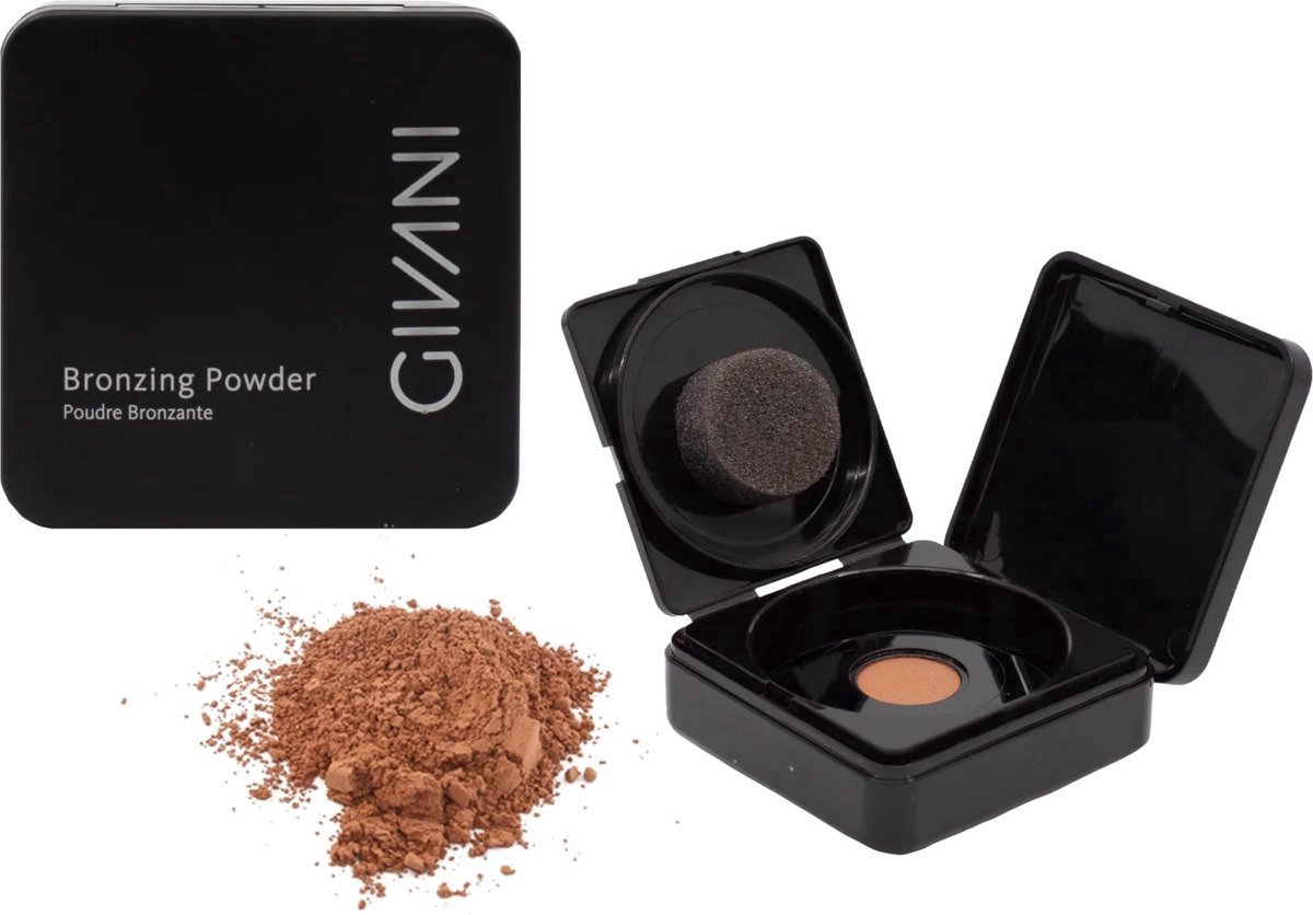 GIVANI Natural Glo Brilliant - Bronzing Poeder - Geschikt voor elk huidtype - Subtiele glitter
