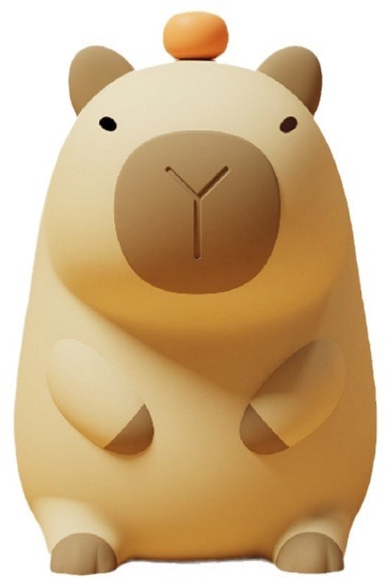 Capybara Lamp - Capibara - Nachtlampje Kinderen & Baby - Siliconen - Lampje Slaapkamer - Knijplampje - Touch lamp
