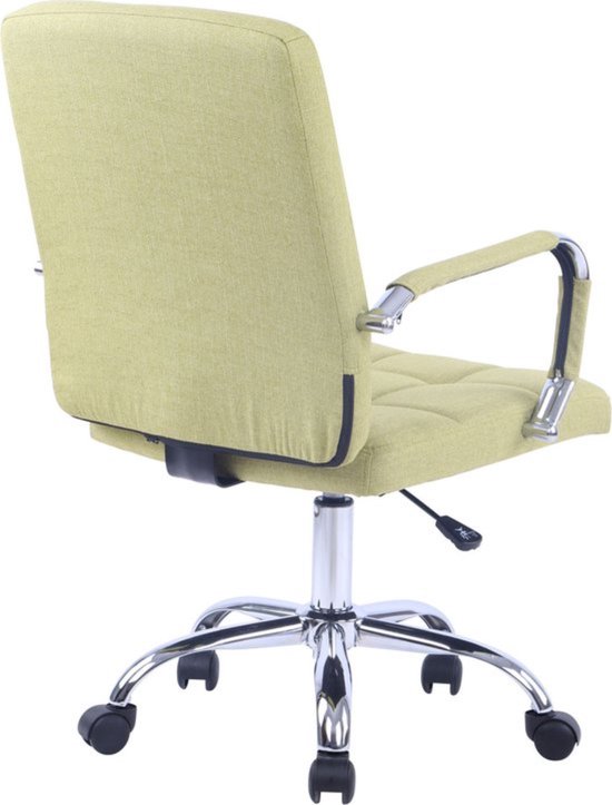 Moderne Ergonomische Bureaustoel in Geel - Verstelbaar Stof Design - Comfortabele Zitervaring voor Volwassenen van Merkloos — afbeelding 4