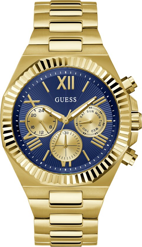 Guess Equity GW0703G6 Horloge Staal Goudkleurig Ø 44 mm bol