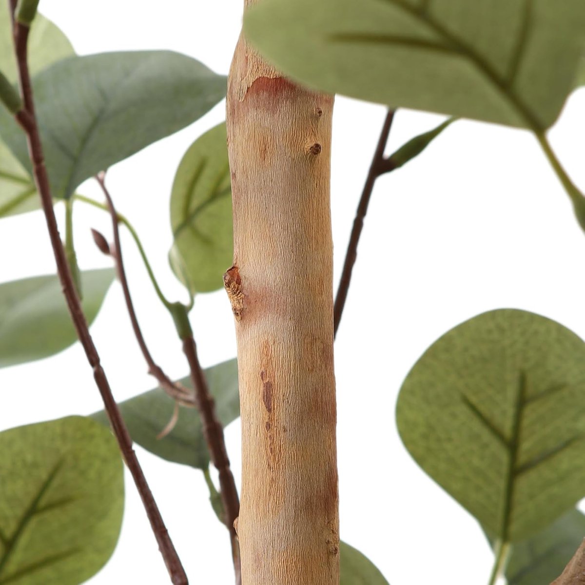 Eucalyptus plant kunstmatige 210 cm - kunstplanten - decoratie voor kantoor of slaapkamer - 1 stuk