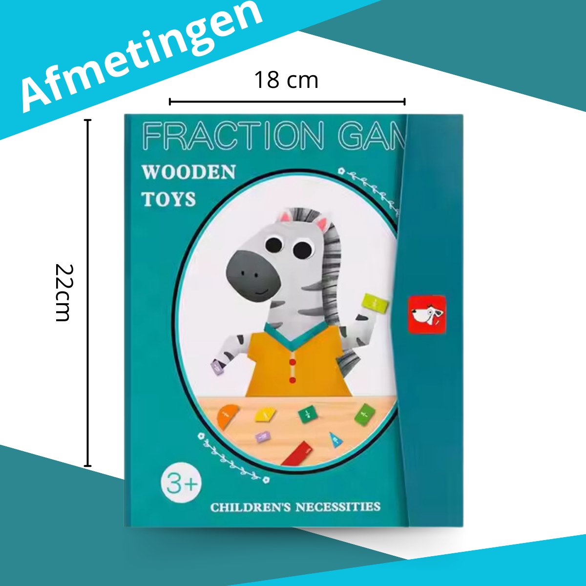 Montessori Breukenboek Magnetisch – Rekenen Oefenen met Breuken & Breukencirkels – Educatief Speelgoed 4-10 Jaar - Inclusief Stift — afbeelding 7