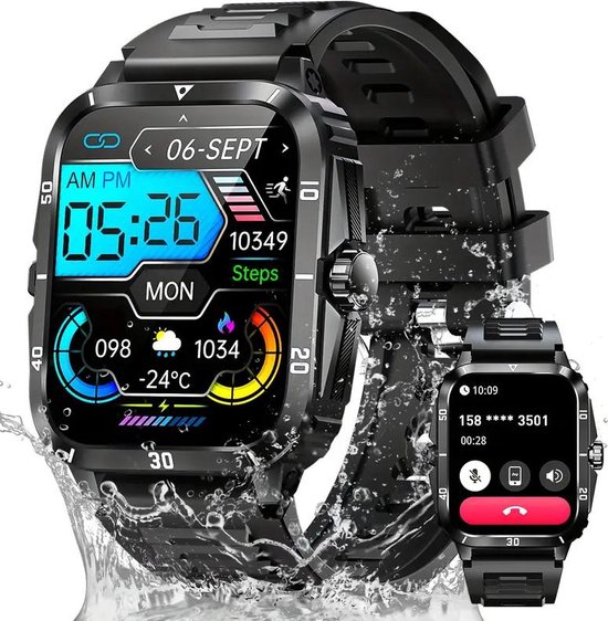 Women's Smart Watch with Call Bluetooth 1.3 Inch IP68 Waterproof Sleep Monitor Heart Rate Sports Watch for Android iOS Gift for Women (Silver