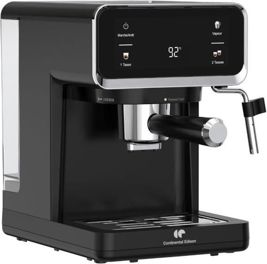 CONTINENTAL EDISON - CEME19B - Espressomachine - 950 Watt - Zwart