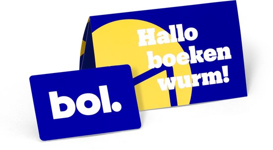 bol cadeaukaart - 10 euro - Hallo boekenwurm!