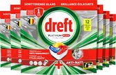 Bol.com Dreft Platinum Plus All In One Vaatwastabletten Anti-dofheidstechnologie - 6 x 12 Capsules aanbieding