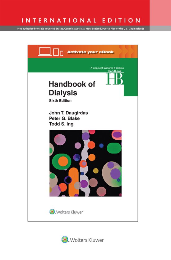 Handbook of Dialysis - cover