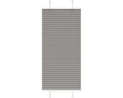 vidaXL - Plissé - rolgordijn - 55x150 - cm - stofbreedte - 54,4 - cm - antraciet