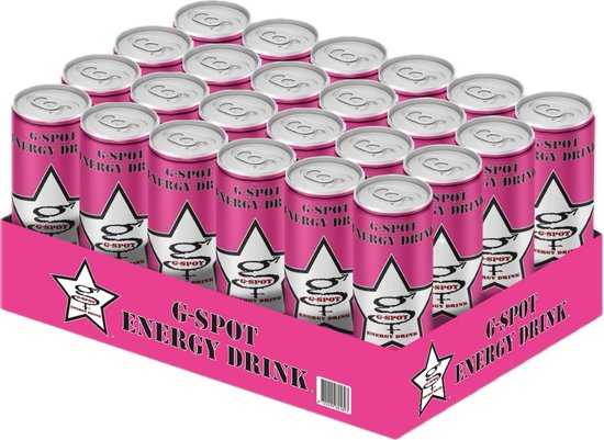 G Spot Energy Drink - energiedrank met verhoogd cafeïnegehalte