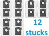 Bol.com 12 x stofzuigerzak voor de robot Dreame X30 - X40 - L10s ultra pro heat - X50 - Grote capaciteit tot 3L - beste kwalitei... aanbieding