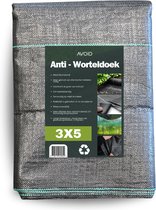 AVOID Anti Worteldoek 3x5m - Grondzeil tegen Onkruid - 110 g/m² - Gronddoek