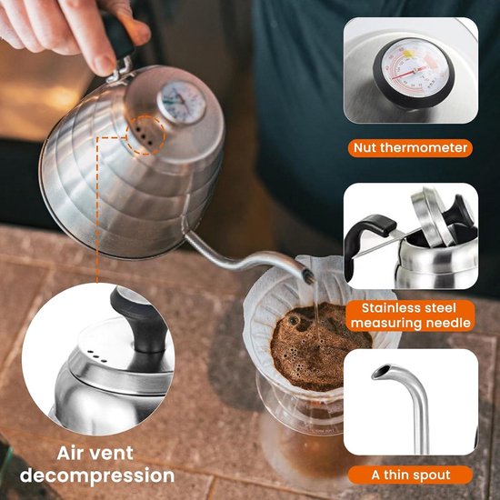 Bodum Ottoni waterkoker 1 liter 12019 • Zwart • de Bijenkorf