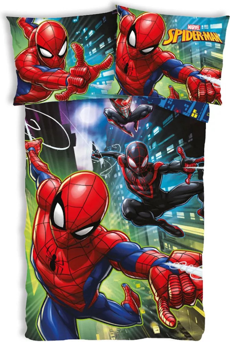 Marvel - Spiderman dekbedovertrek - Spidey - 140x200cm - 1 Persoons