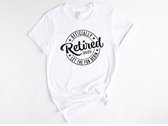 Lykke officiellement à la retraite Que le Fun commence| Pension | T-shirt unisexe | Dames à la retraite |Hommes retraités|Taille M