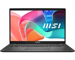 MSI Modern 14 F13MG-292NL - Laptop - 14 inch MSI Modern 14 F13MG-292NL - Laptop - 14 inch
