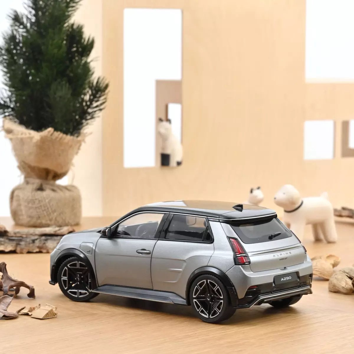 Modèle Réduit 1/18 NOREV Alpine A290 GT 2025 Gris Tornade Mat - Réf. 185451 - Neuf Sous Boîte