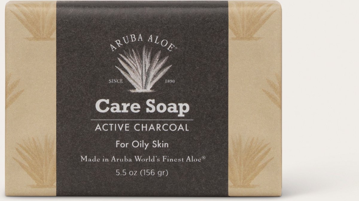 Aruba Aloe Active Charcoal Zeep | Stimuleert huidherstel | 156 gr