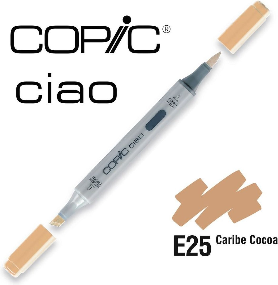 Copic Ciao Marker E25 Caribbe Cacoa
