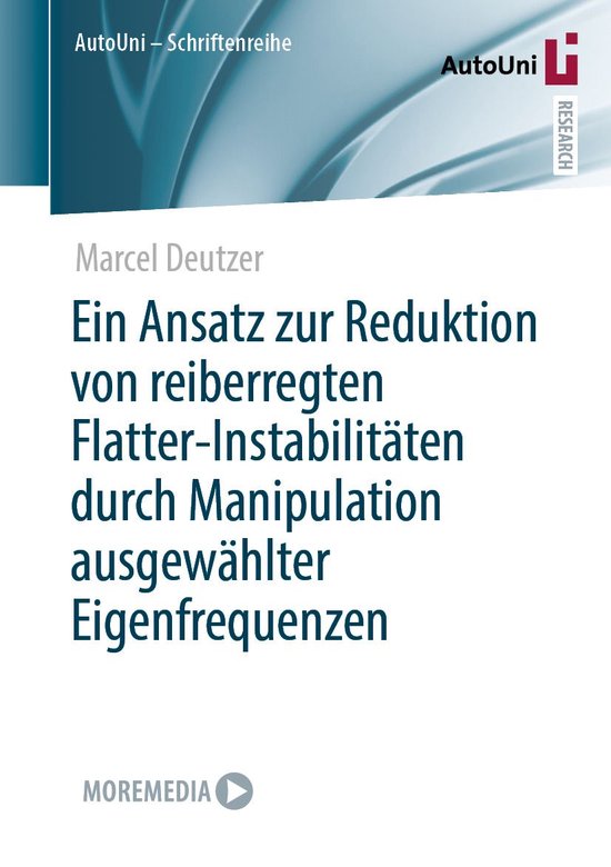 AutoUni – Schriftenreihe 175 - Ein Ansatz zur Reduktion vo ... - cover