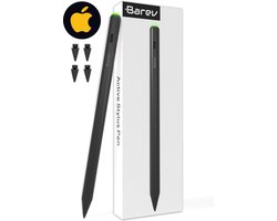 Barev Stylus pen | Alleen voor iPads 2018-2026 | iPad Pen met Palm Rejection | Alternatief voor Apple Pencil-gebruikers | Magnetisch & USB-C Opladen | Inclusief 4 Extra Punten