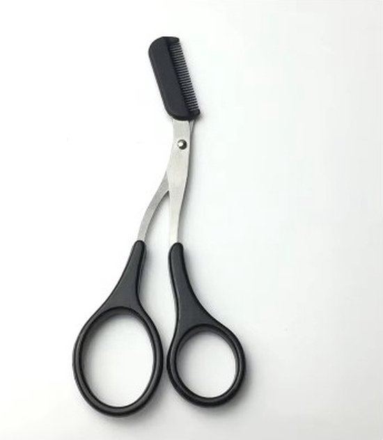 Jumada's Wenkbrauwschaar - Wenkbrauw Trimmer - Wenkbrauwkam - Zwart