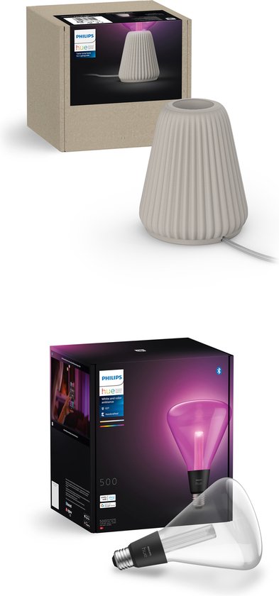 Philips Triangle Philips Hue Lightguide Triangle - 3D-geprinte tafellamp - Zandkleur ...