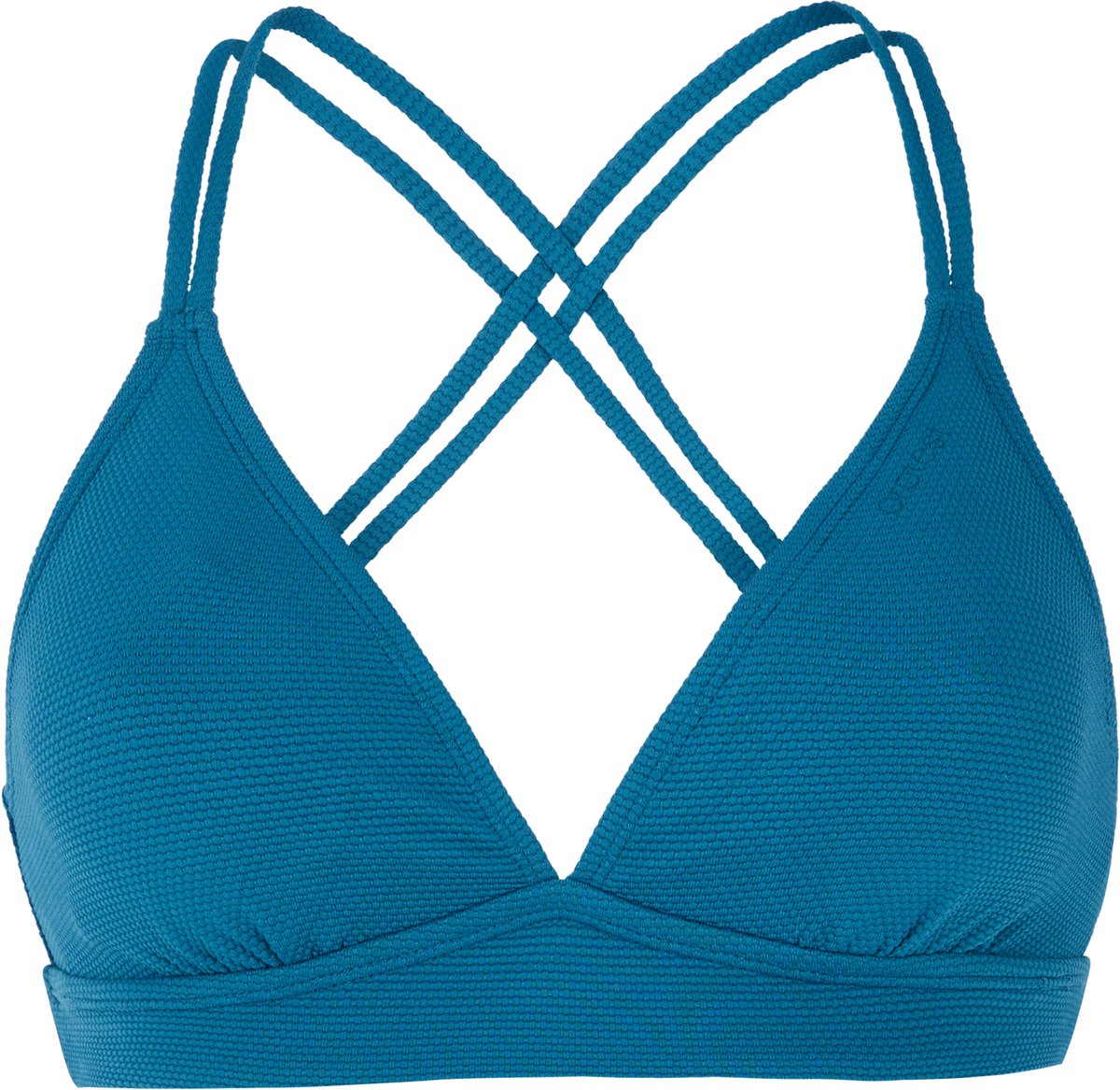 Protest Mixsupers – Triangel bikini top Dames – Koordsluiting – Uitneembare vulling – Mix & Match Blauw