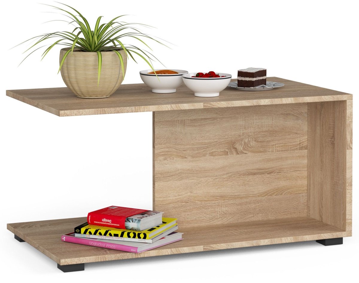 Salontafel Koffietafel MARGO / AKORD Furniture Factory / Sonoma Eik / 90 x 45 x 50 cm