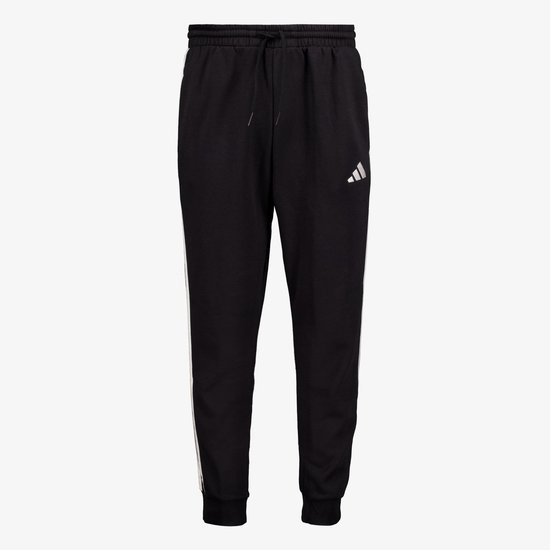 Adidas M 3S FL TC PT heren joggingbroek zwart - Maat XL