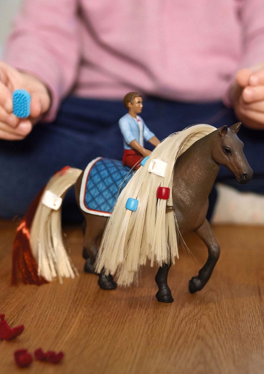 schleich HORSE CLUB Sofia's Beauties - Leo & Rocky Starterset - Kinderspeelgoed - Paarden Speelgoed met Kambare Manen — afbeelding 7