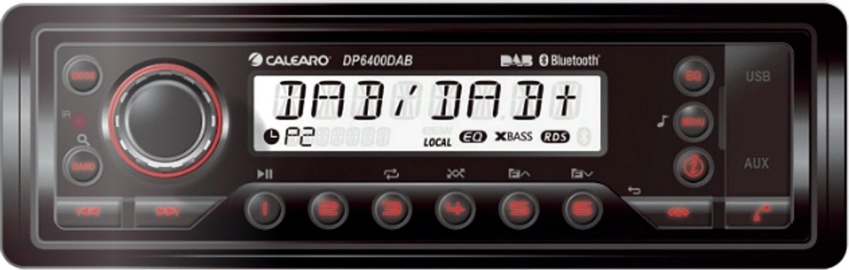 MTA (Calearo) - IP54 - Heavy Duty DP6400 DAB - Spat water- en Stof dichte - met Eprom - DAB Radio voor 12v & 24volt land bouw machines