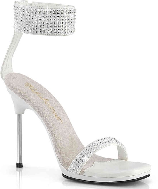 Fabulicious - Sandale à bride cheville CHIC-40 - Pointures US 5-35 - Wit