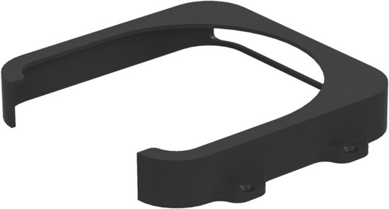 Support sous bureau ou table et mural pour Apple Mac Mini M2 Zwart - Support mural - Support mural - Montage mural