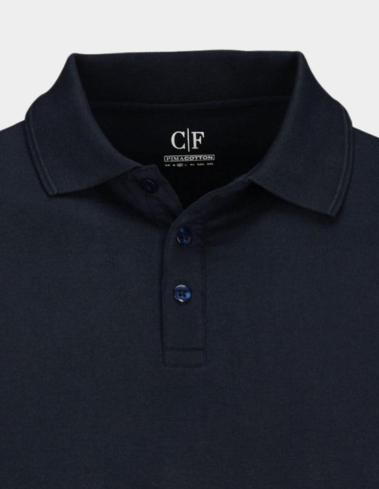Polo Commander à manches courtes Blauw (S)-NOS 3-Knopf Polo 1/2 213011985/607