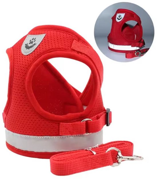 JULIUS K-9 IDC Longwalk Rood - Maat M hondentuigje