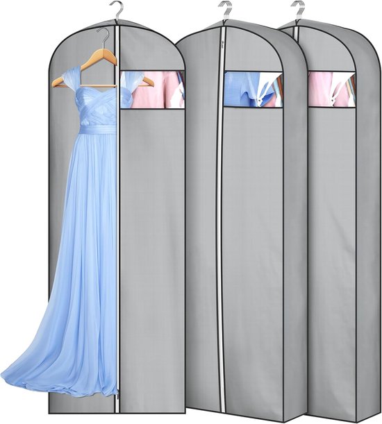Lot De 10 Housses De Vêtements Longues 180 Cm - Transparentes - Marque Sliverdew, Neuves