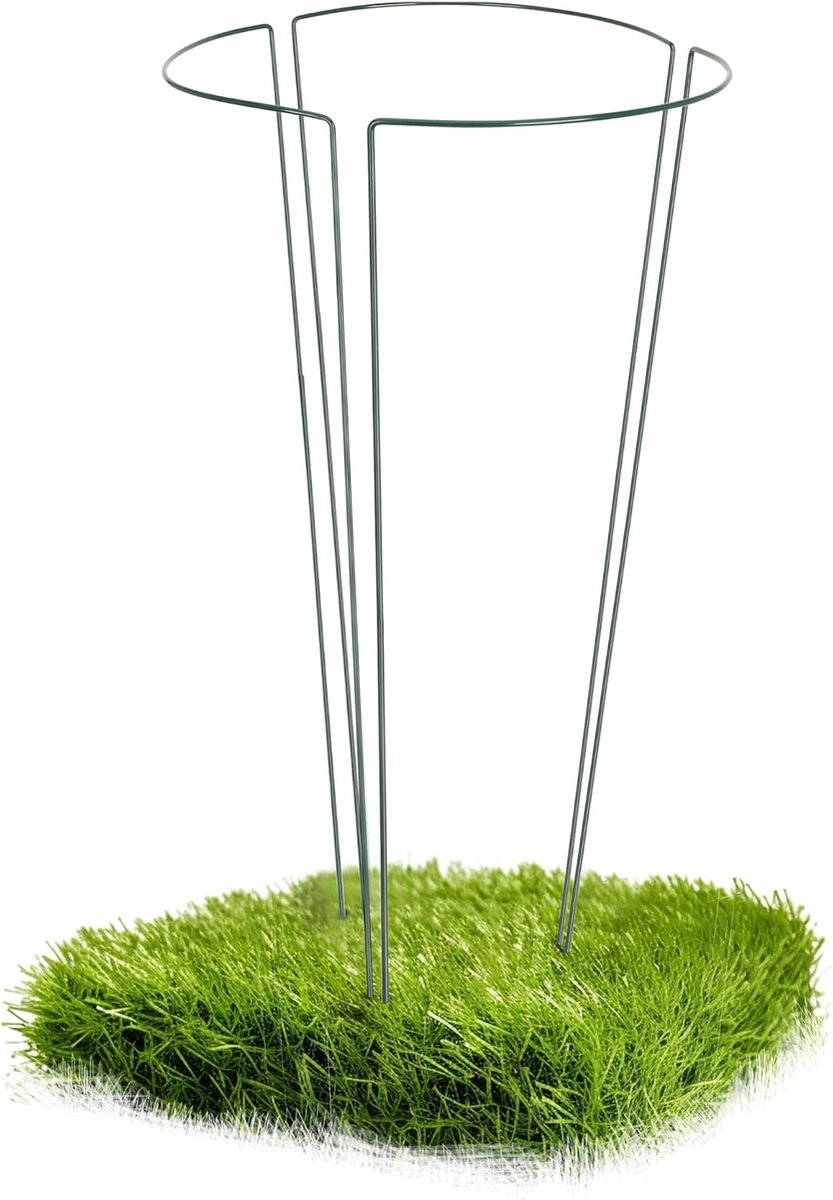 Candala 3x bloemenhouder, vaste plantenhouder voor bloemen (hoogte: 100 cm) - rozensteun, plantenhouder als bloemenhouder voor ranken, vaste planten, vaste plantring rond voor tuin, balkon, terras
