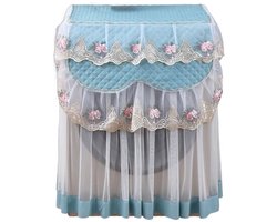 Wasmachine hoes - Wasmachine beschermer - Wasmachine overtrek - Stofdicht - Wasdroger beschermhoes - blauw - 60*60*85cm - Polyester