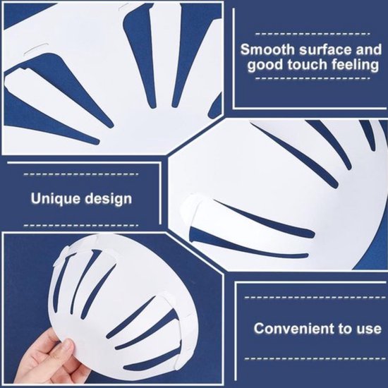 Lot De 10 Supports Intérieurs Pour Casquettes – En Plastique Transparent, Anti-déformation, Taille 19x19x10 Cm